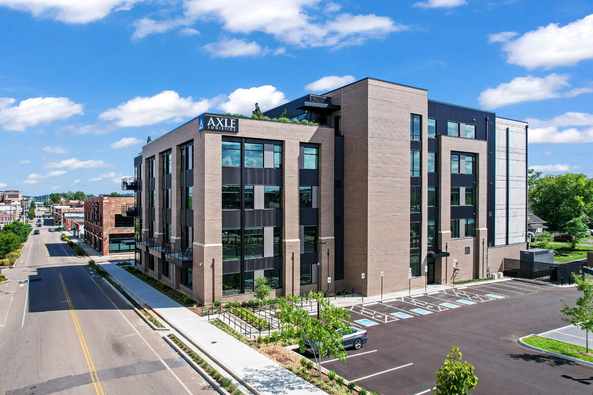 Drone photo of Axle Logistics headquarters